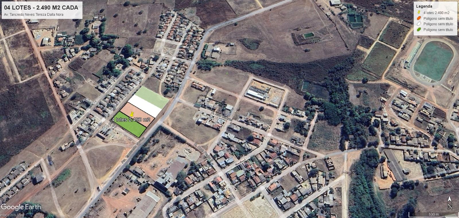 Áreas urbanas - 2.490 m2 CADA LOTE