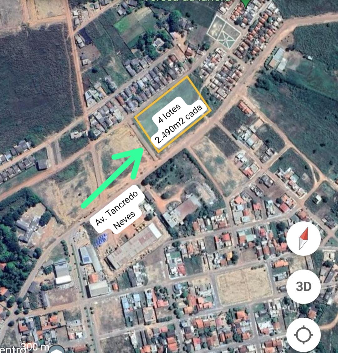 Áreas urbanas - 2.490 m2 CADA LOTE