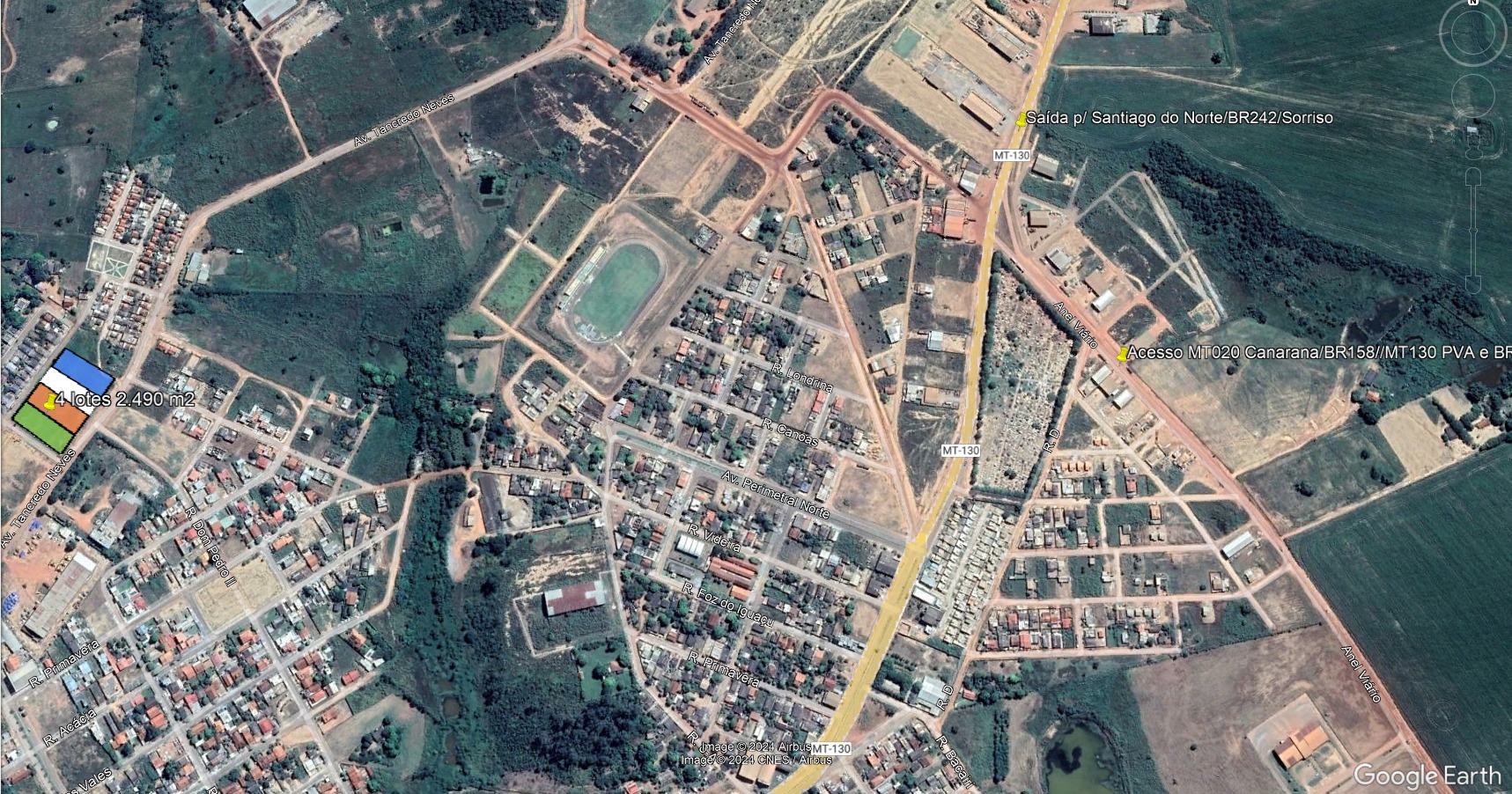 Áreas urbanas - 2.490 m2 CADA LOTE