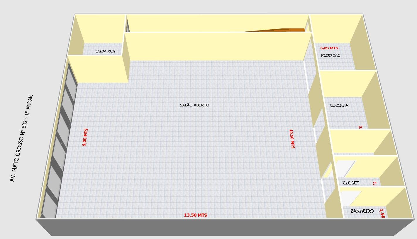 Sala Comercial - 1° Andar