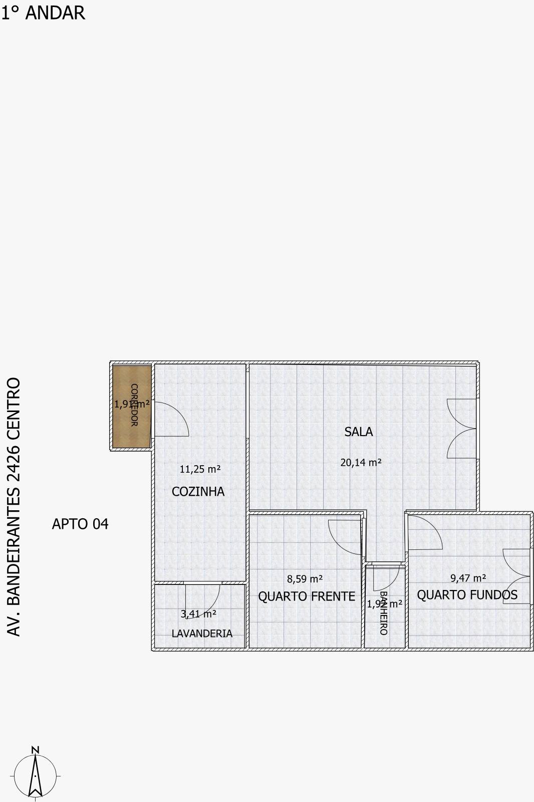 Apartamento - 1° Andar