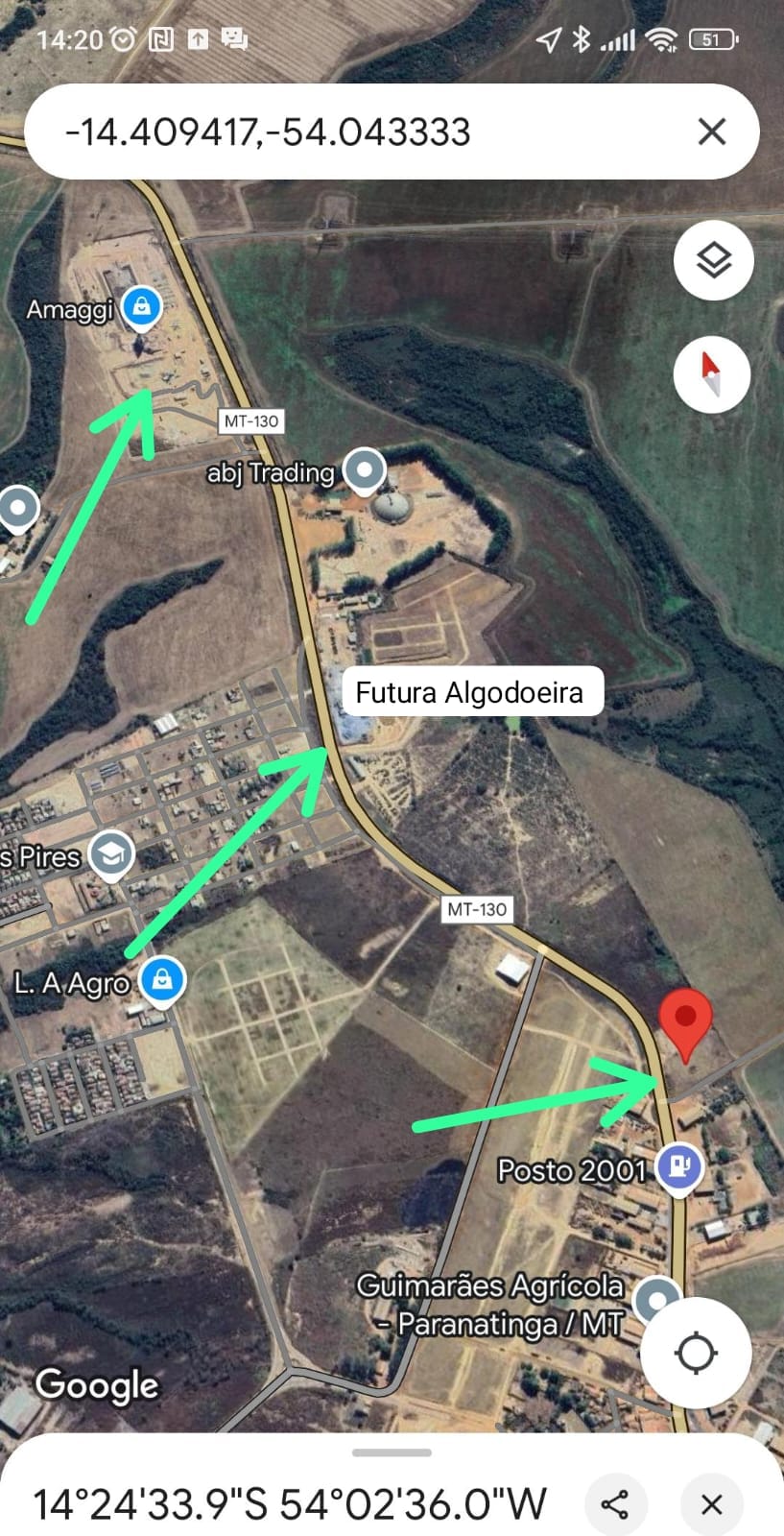 Área urbana - 9.560 m2